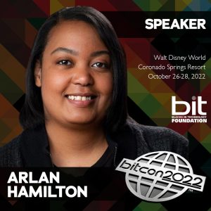 Arlan Hamilton 2022 BITCON Speaker