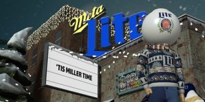 TerraZero Technologies created a holiday experience for Miller Lite in the metaverse.
