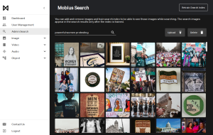 Mobius Labs Visual DNA's search capabilities.