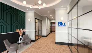 Inside the new Blu Digital Group London office.