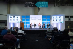 A session at the Smart Stage during the 2022 CEDIA Expo.