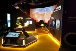 A PIXERA Mini Dual drives the projection for the new exhibit in the Hong Kong Space Museum. Image Courtesy of CosmoVision.